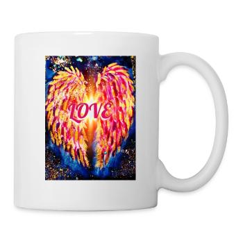 Ange de l’Amour - Mug blanc - blanc - Droite