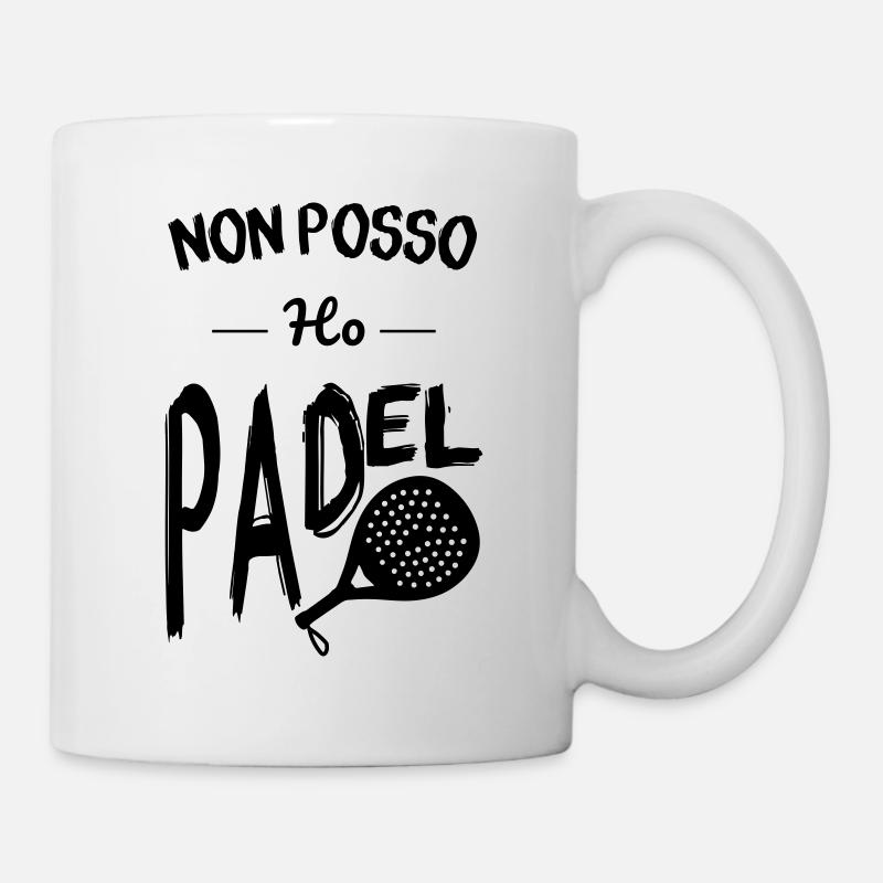 Non Posso Ho Padel - Tazza - bianco