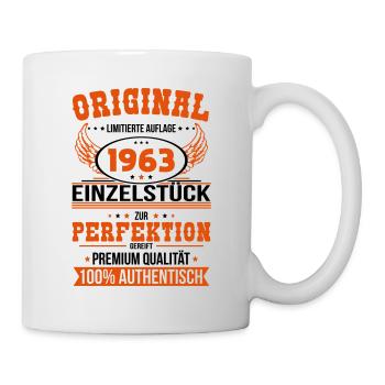 60th birthday - Original 1963 unique piece - Mug - white - Right