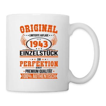 81st Birthday - Original 1943 Unique Piece - Mug - white - Right