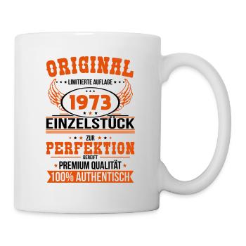 50th birthday - Original 1973 unique piece - Mug - white - Right