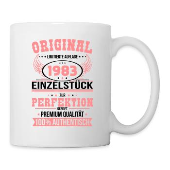 40th birthday - Original 1983 unique piece - Mug - white - Right