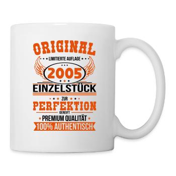 20th Birthday - Original 2005 Unique Piece - Mug - white - Right