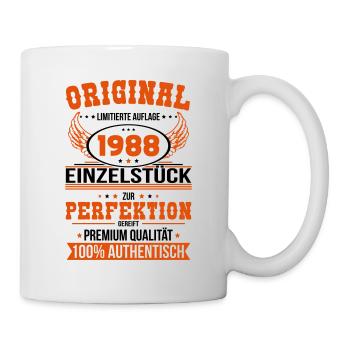 35th birthday - Original 1988 unique piece - Mug - white - Right