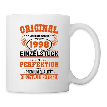 25th birthday - Original 1998 unique piece - Mug - white - Right