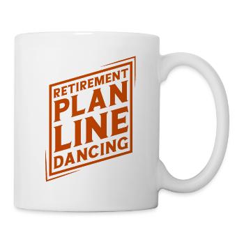 Line Dance Western Tänzer Line Dance Western - Tasse - Weiß - Rechts
