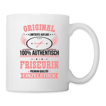 Hairdresser - Original 100% authentic unique piece - Mug - white - Right
