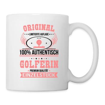 Golferin - Original 100% Authentisch - Tasse - Weiß - Rechts