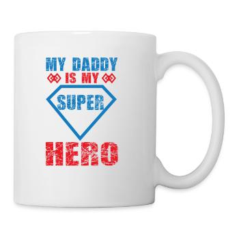 Super Hero Dad - Tasse - Weiß - Rechts