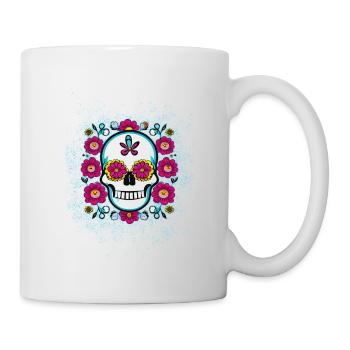 SKull for Shirt - Tasse - Weiß - Rechts