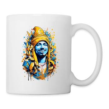 Homme banane - Mug blanc - blanc - Droite