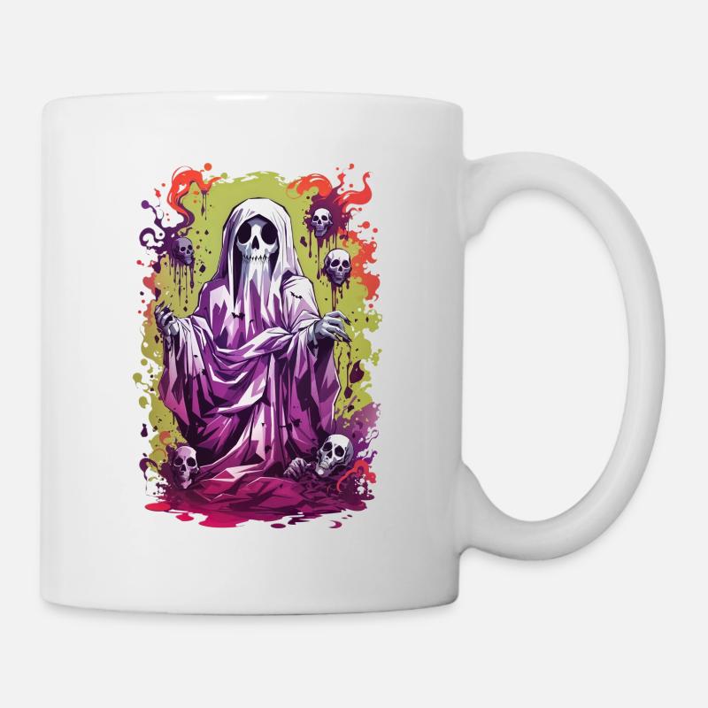 Fantôme d’Halloween - Mug blanc - blanc