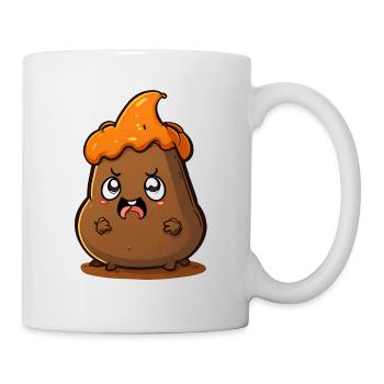 Funny Halloween Monster Poop Pile - Mug - white - Right