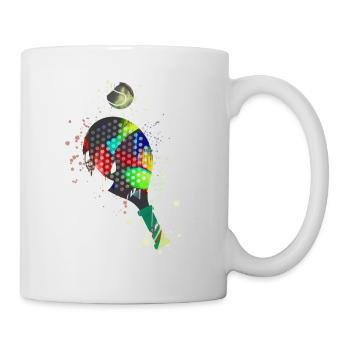 Padel Tennis, Tennis, Graffiti - Mug blanc - blanc - Droite
