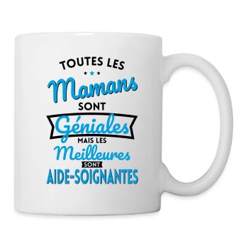 Mamans géniales meilleures sont Aide-Soignantes - Mug blanc - blanc - Droite