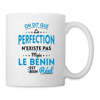 La Perfection n'existe pas le Bénin est bien Réel - Mug blanc - blanc - Droite
