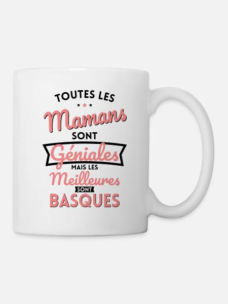 Mamans géniales les meilleures sont Basques - Mug blanc - blanc