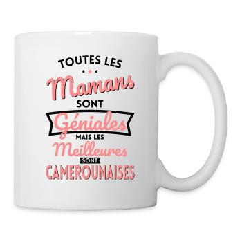 Mamans géniales les meilleures sont Camerounaises - Mug blanc - blanc - Droite