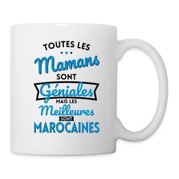 Mamans géniales les meilleures sont Marocaines - Mug blanc - blanc - Droite