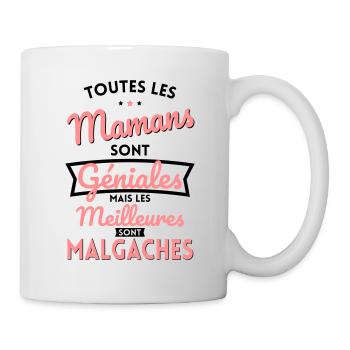 Mamans géniales les meilleures sont Malgaches - Mug blanc - blanc - Droite