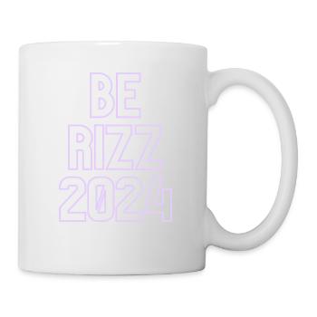 Logo - be Rizz - Tasse - Weiß - Rechts