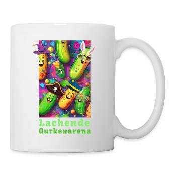 Laughing cucumbers, cucumbers, carnival, alaaf - Mug - white - Right