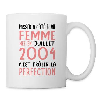 20th Anniversary - Born in July 2004 - Mug - white - Right