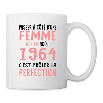 60th birthday - Born in August 1964 - Mug - white - Right