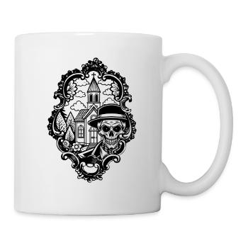Manoir horreur - Halloween - Mug blanc - blanc - Droite