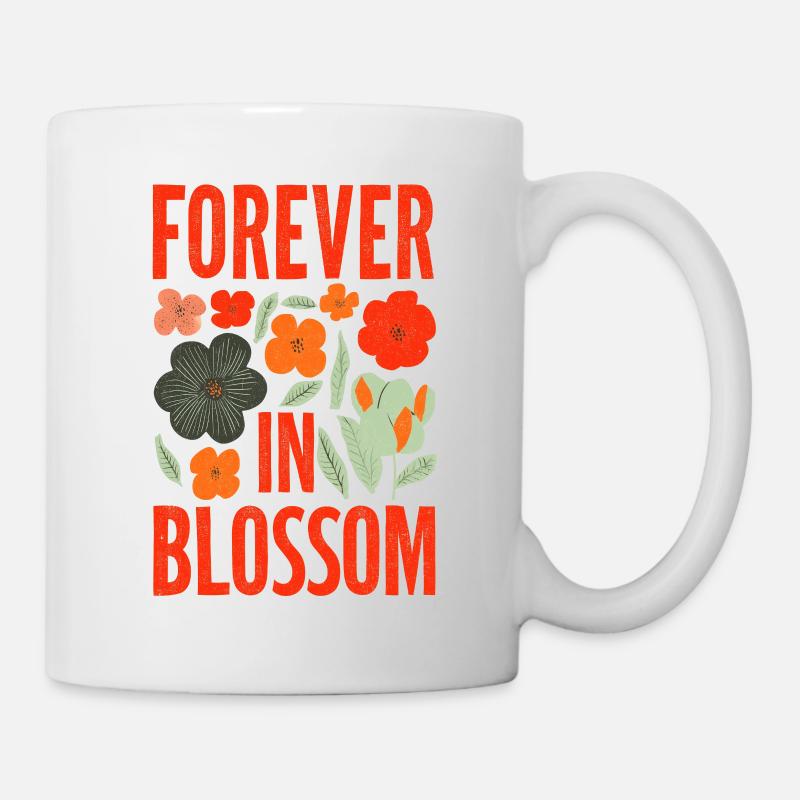 FOREVER IN BLOSSOM - Tasse - Weiß