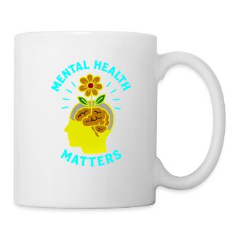Mental Health Flower - Mug - white - Right