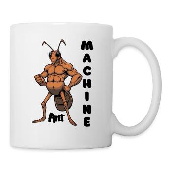 Mechanische Ameise Muskelheld - Tasse - Weiß - Rechts