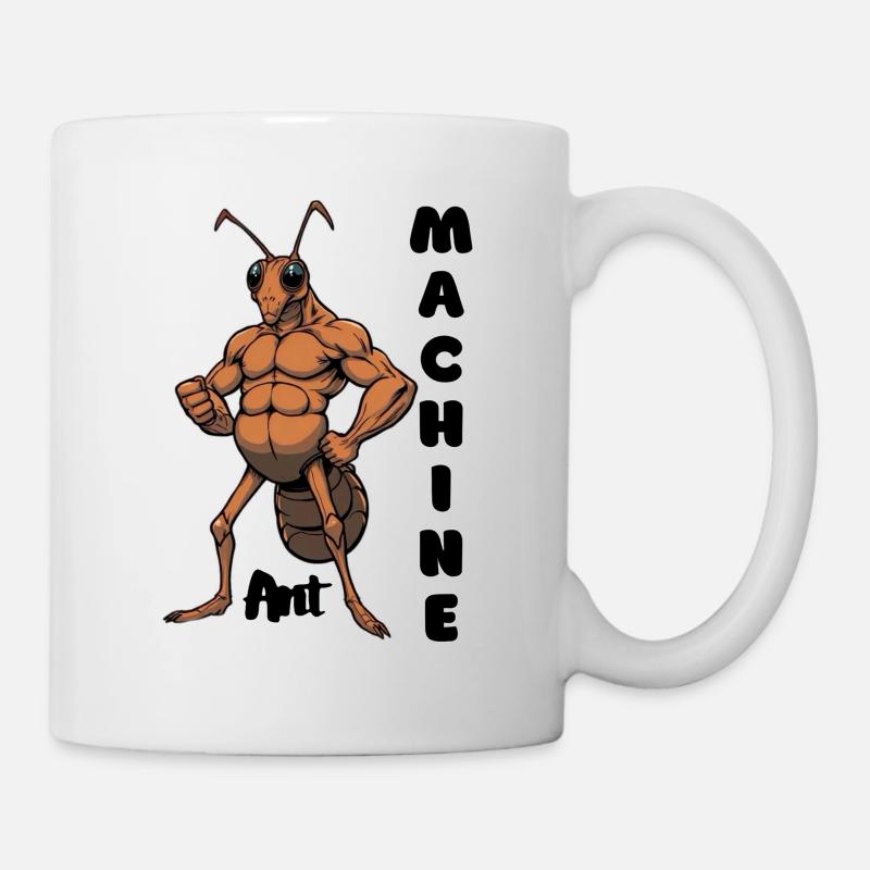 Mechanical Ant Muscle Hero - Mug - white