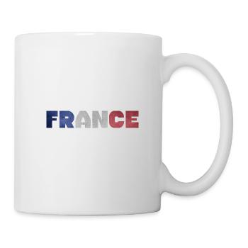 France France flag pattern - Mug - white - Right
