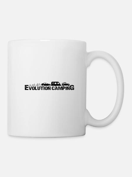 Camping - Tasse - Weiß