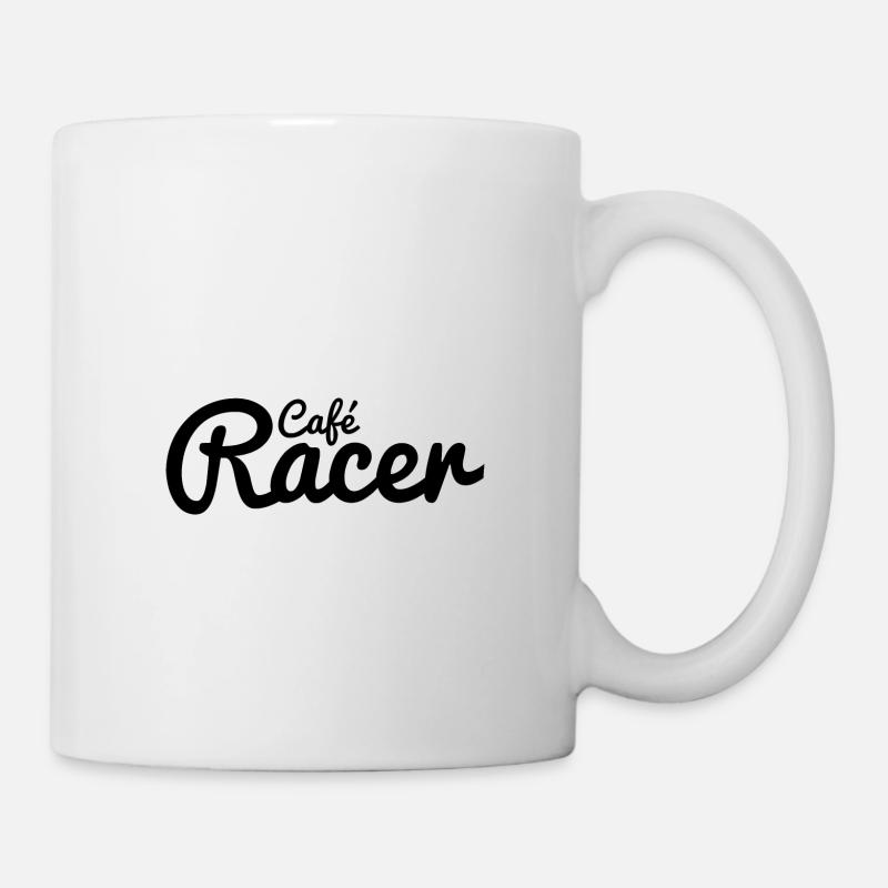 Cafe Racer Motorcycle - Mug - white