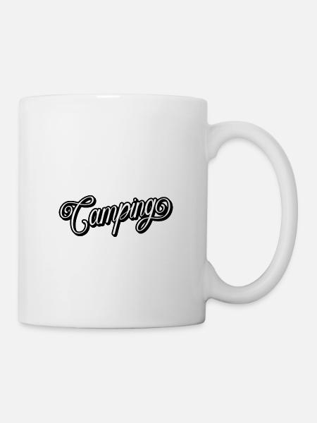 Camping - Tasse - Weiß