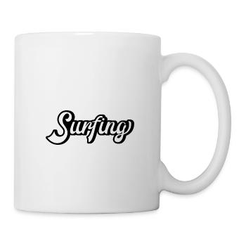 Surfing - Tasse - Weiß - Rechts