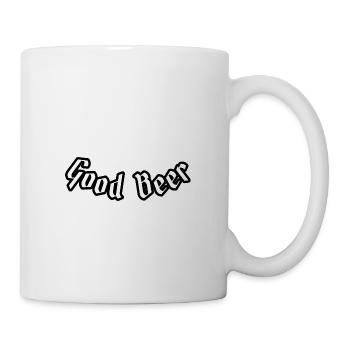 Bonne bière - Mug blanc - blanc - Droite