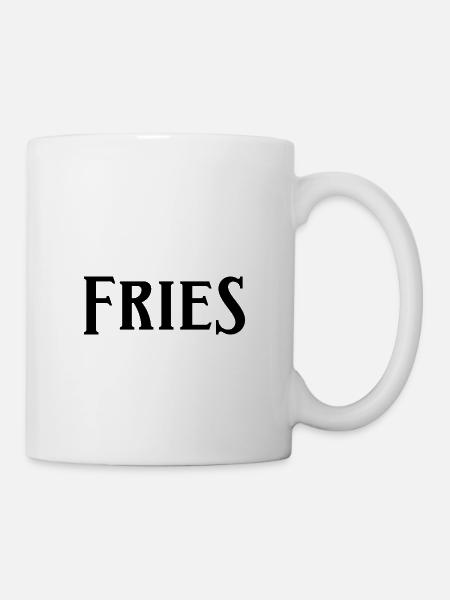 Fries - Tasse - Weiß