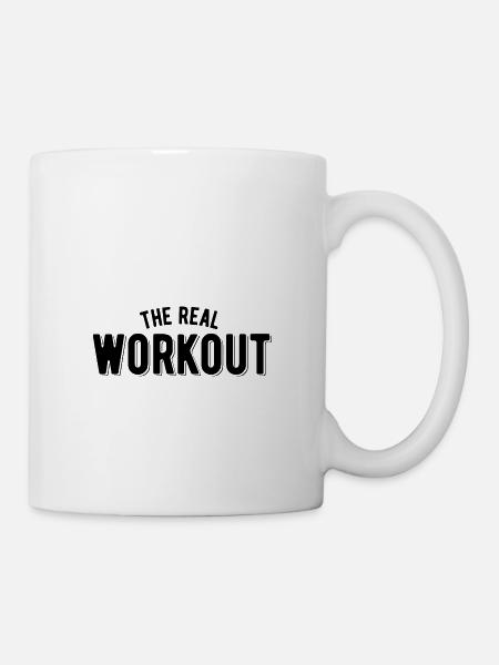 The real workout - Tasse - Weiß
