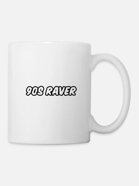 Design Raver des années 90. - Mug blanc - blanc