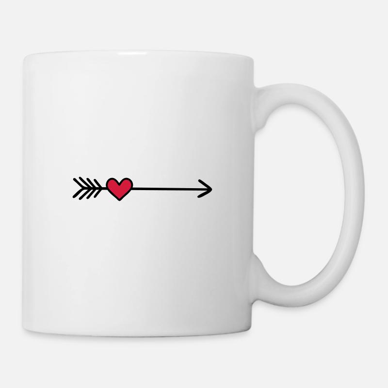 Herz - Tasse - Weiß