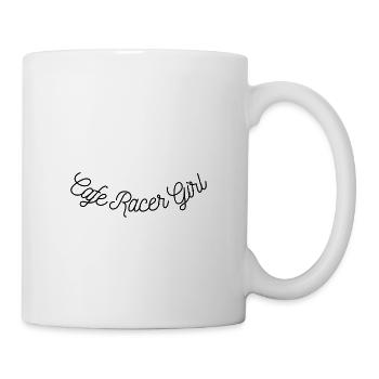 Cafe Racer Girl - Tasse - Weiß - Rechts