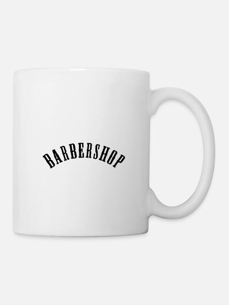 Barbershop - Tasse - Weiß