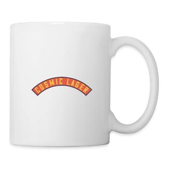Cosmic Lager Banner - Tasse - Weiß - Rechts
