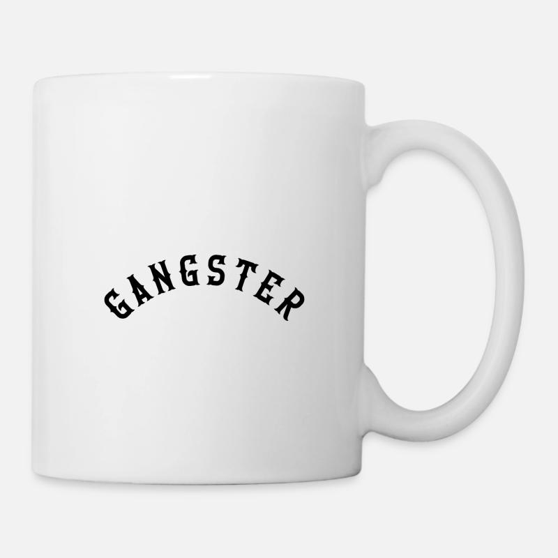 Gangster - Tasse - Weiß