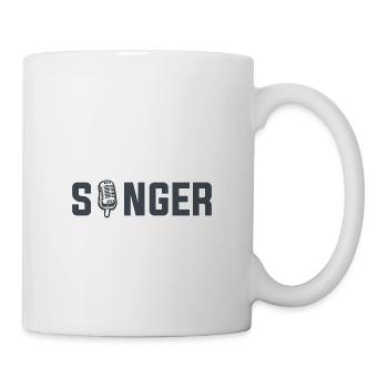 Microphone Singer - Mug blanc - blanc - Droite