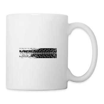 Tyre track - Mug - white - Right