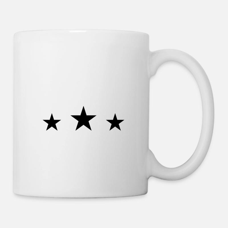 3 Sterne - Tasse - Weiß